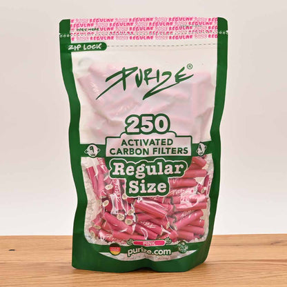 Purize Aktivkohlefilter 9mm Regular (250er Pack)