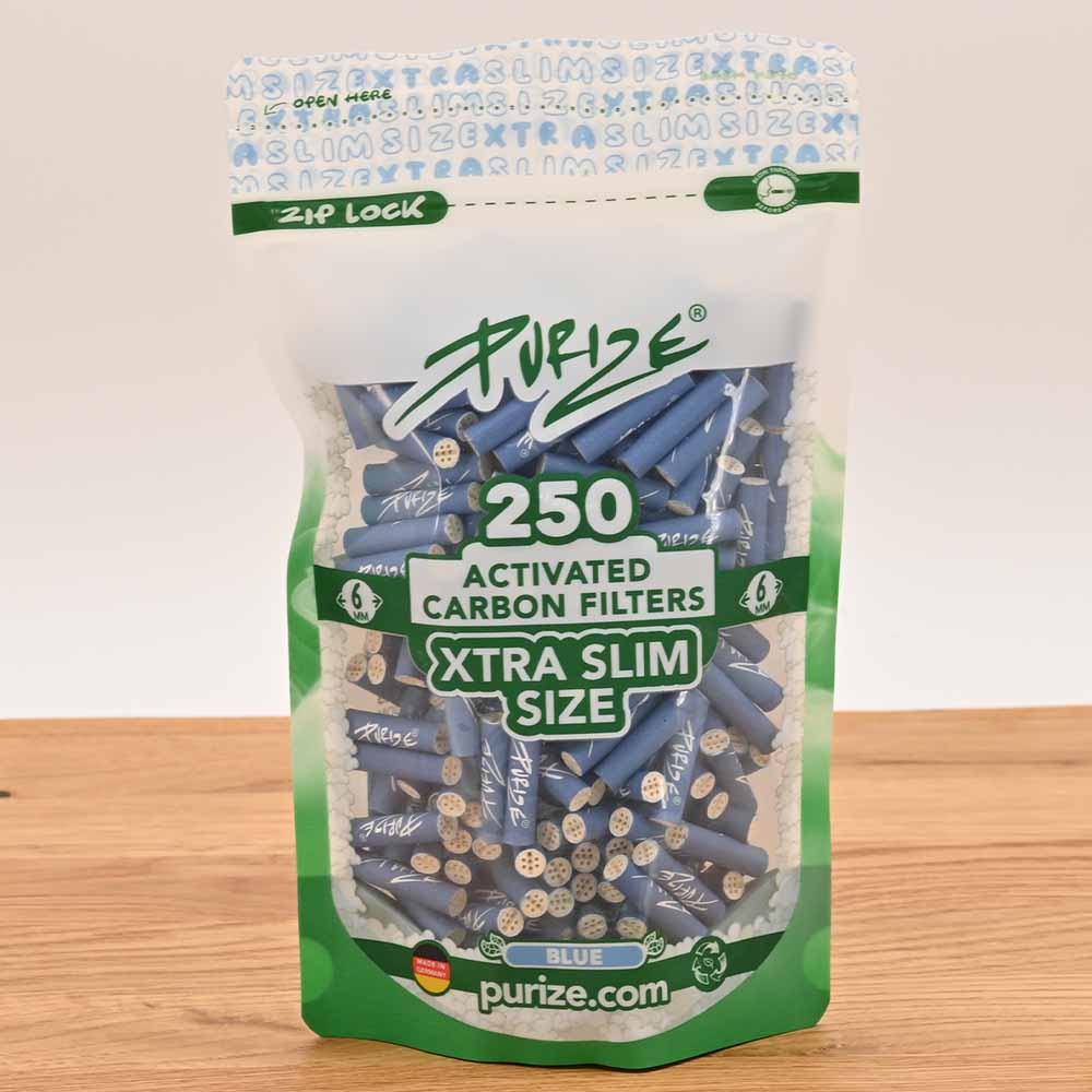 Purize XTRA Slim Aktivkohlefilter (250er Pack)