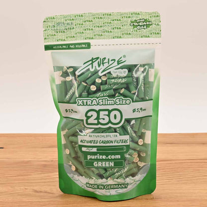Purize XTRA Slim Aktivkohlefilter (250er Pack)