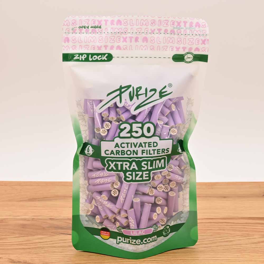 Purize XTRA Slim Aktivkohlefilter (250er Pack)