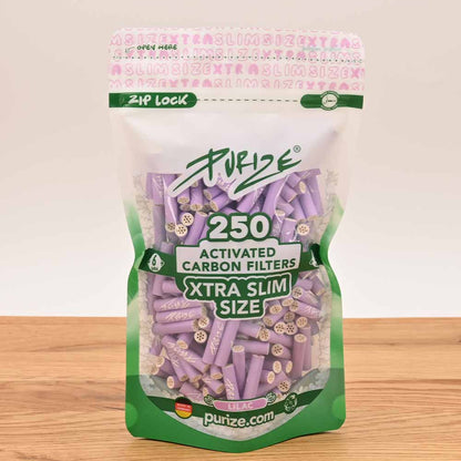 Purize XTRA Slim Aktivkohlefilter (250er Pack)