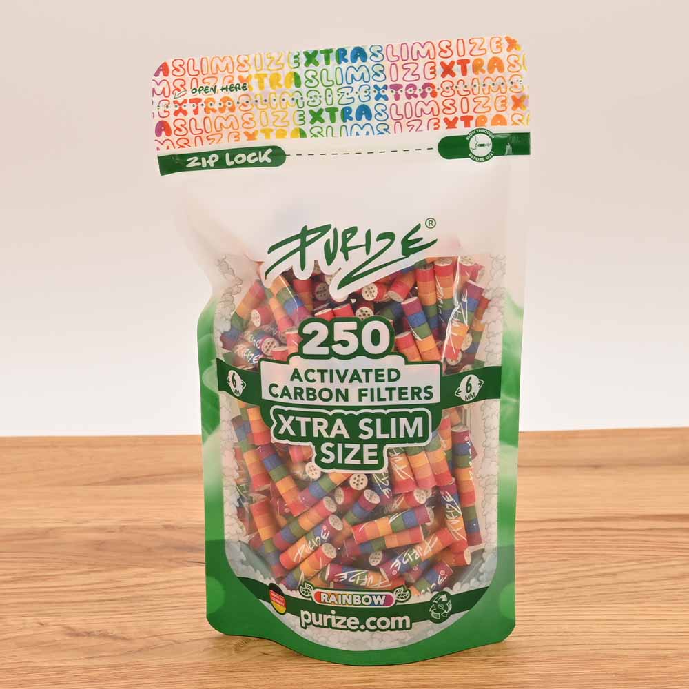 Purize XTRA Slim Aktivkohlefilter (250er Pack)
