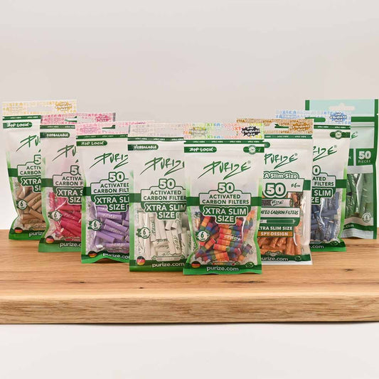 Purize XTRA Slim Aktivkohlefilter (50er Pack)