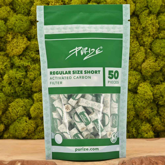 Purize Aktivkohlefilter - Regular Short Size (50er Pack)