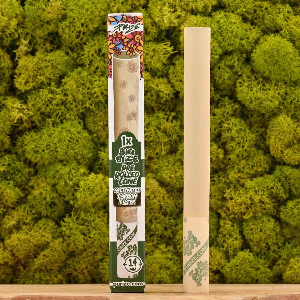 Purize Aktivkohlefilter - Pre-Rolled Cone BIG Size (1er Pack)
