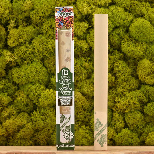 Purize Aktivkohlefilter - Pre-Rolled Cone BIG Size (1er Pack)