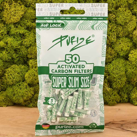 Purize Super Slim Size Aktivkohlefilter (50er Pack)