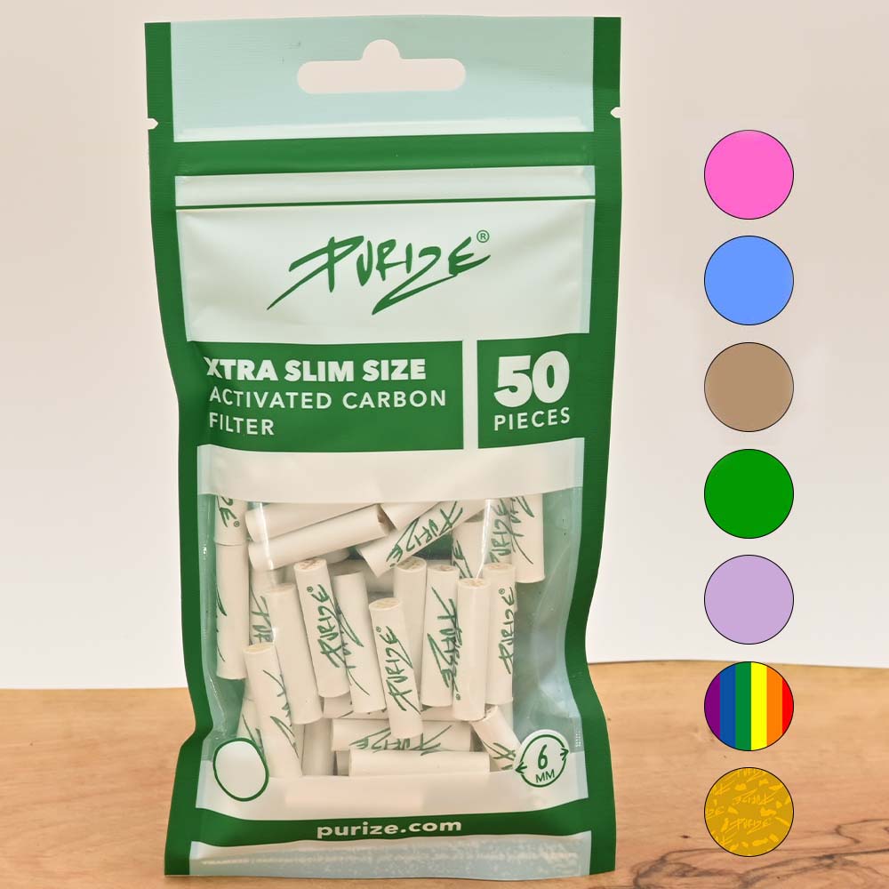 Purize XTRA Slim Aktivkohlefilter (50er Pack)