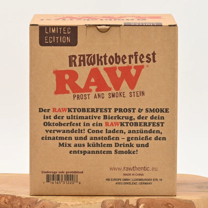 RAW Rawktoberfest Bierkrug mit Joint-Halterung