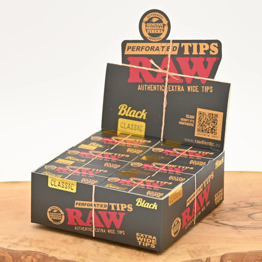 RAW-Black-Xtra-Wide-Filter-Tips-Display-Box-perforierte-Filtertips-1440-Filter-Tips-Online-Headshop-guenstig-kaufen-Johnnys-Headshop