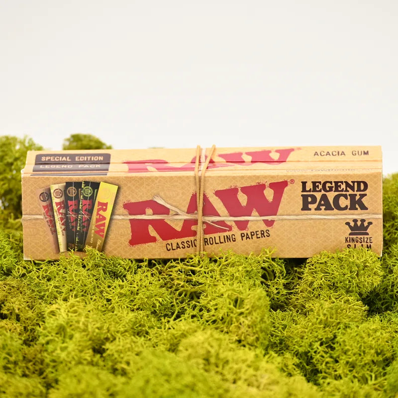 RAW-Legend-Pack-Kingsize-Slim-Papers-5er-Set-RAW-Papers-Classic-Black-Ethereal-Vertrauenswuerdiger-Headshop-Johnnys-Headshop