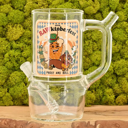 RAW Rawktoberfest Bierkrug mit Joint-Halterung