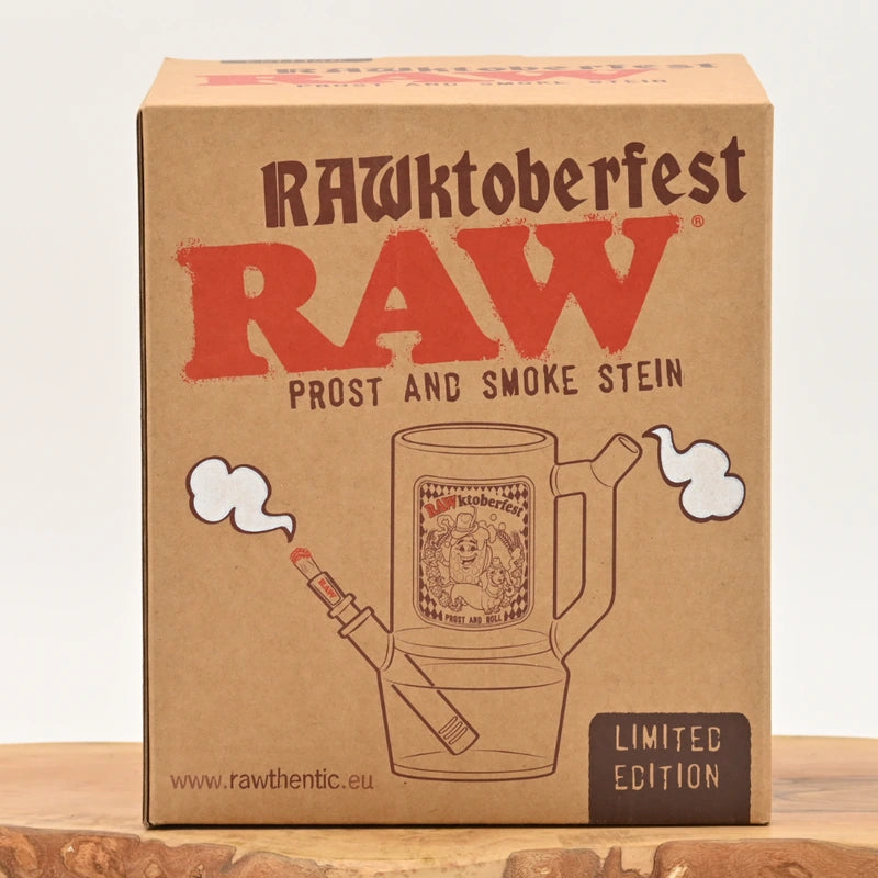 RAW Rawktoberfest Bierkrug mit Joint-Halterung