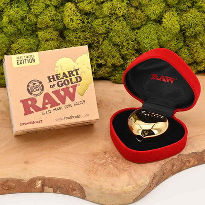 RAW Heart of Gold - Joint Halterung aus Glas