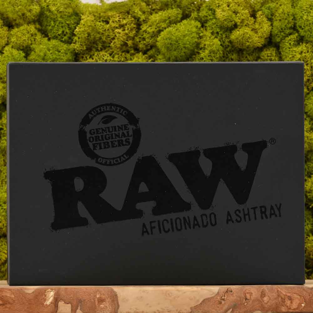 RAW Aficionado Glas Aschenbecher | inkl. Geschenkverpackung
