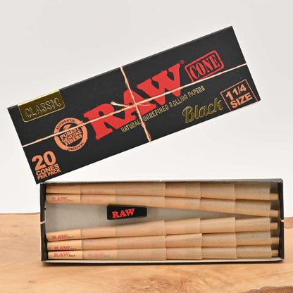 raw_black_queen_size_20er_set_pre_rolled_cones_joint_kaufen_headshop_Johnnys_Headshop