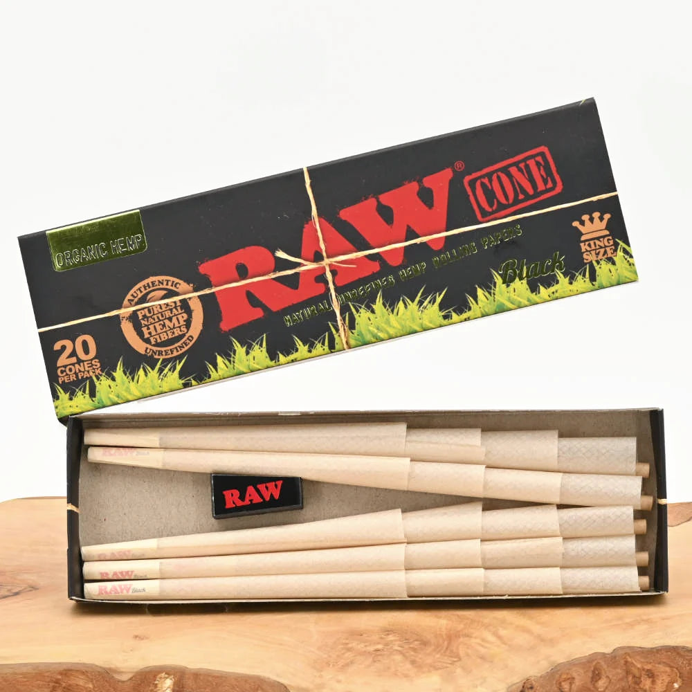 raw_black_organic_cones_kingsize_20er_set_pre_rolled_vorgedreht_joint_kaufen_headshop_Johnnys_Headshop