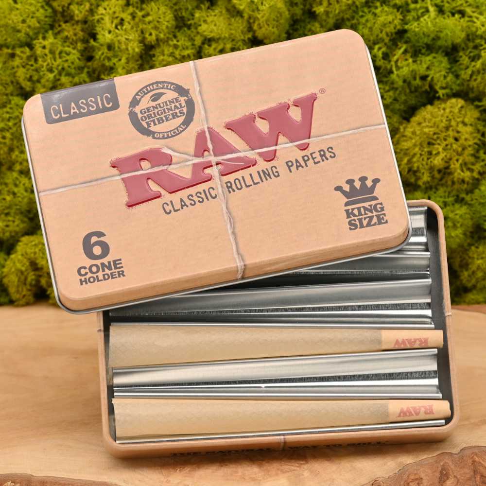 RAW Metall Dose für 6 Cones