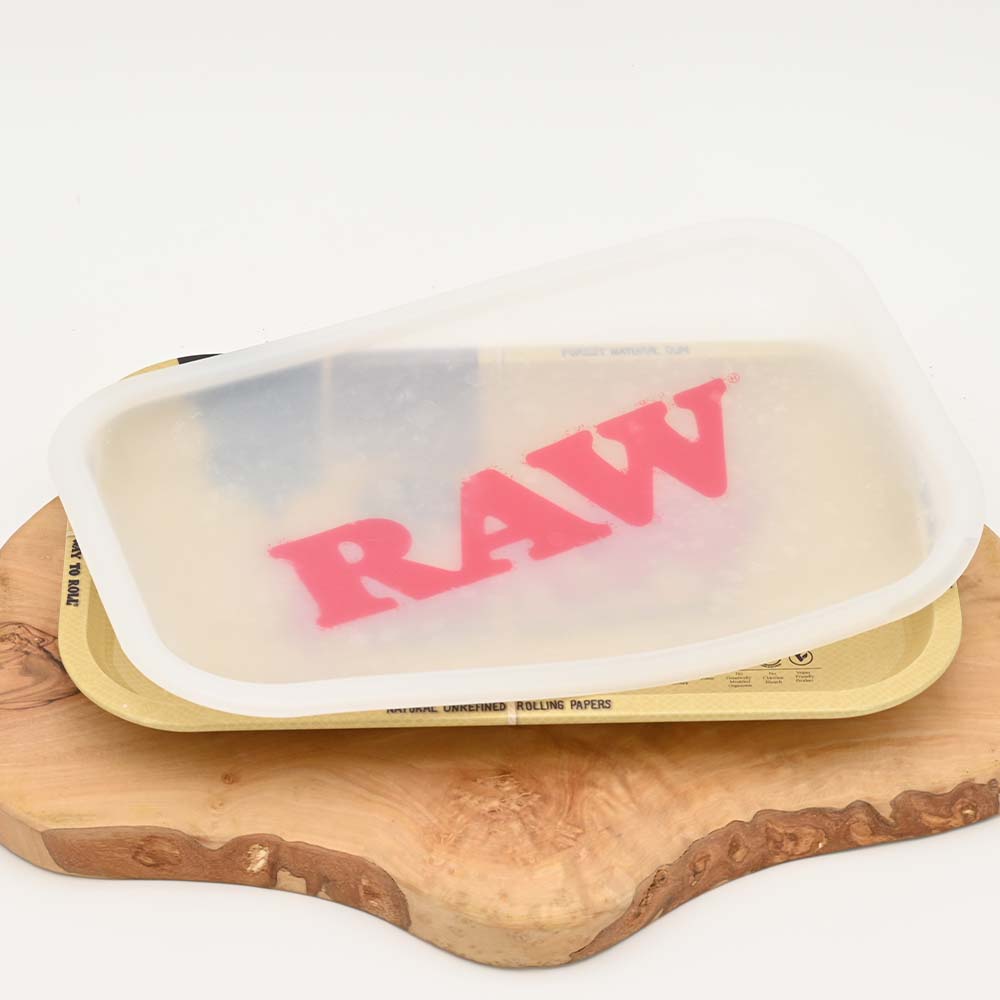 RAW Tray mit Silikonschutz zum Dabben- Medium Rolling Tray