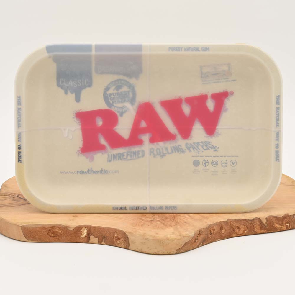 RAW Tray mit Silikonschutz zum Dabben- Medium Rolling Tray