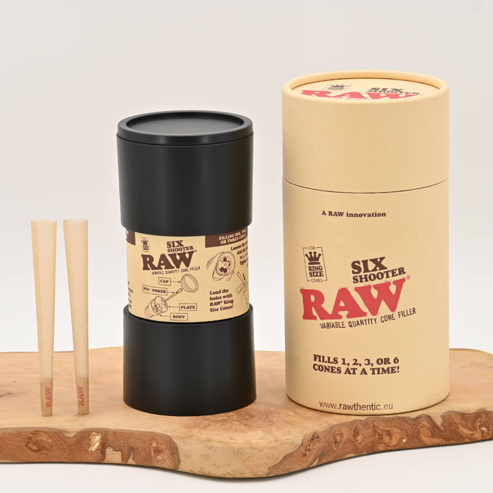 RAW Six Shooter - bis zu 6 Cones gleichzeitig füllen