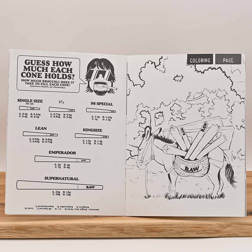 RAW Adult Stoner Activity Book
