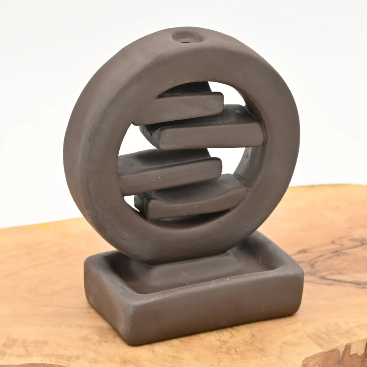 Raeucherbrunnen-Mondkreis-13cm-Raeucherkegel-Halter-Backflow-Brunnen-Rauch-Wasserfall-Headshop-mit-riesiger-Auswahl-Johnnys-Headshop