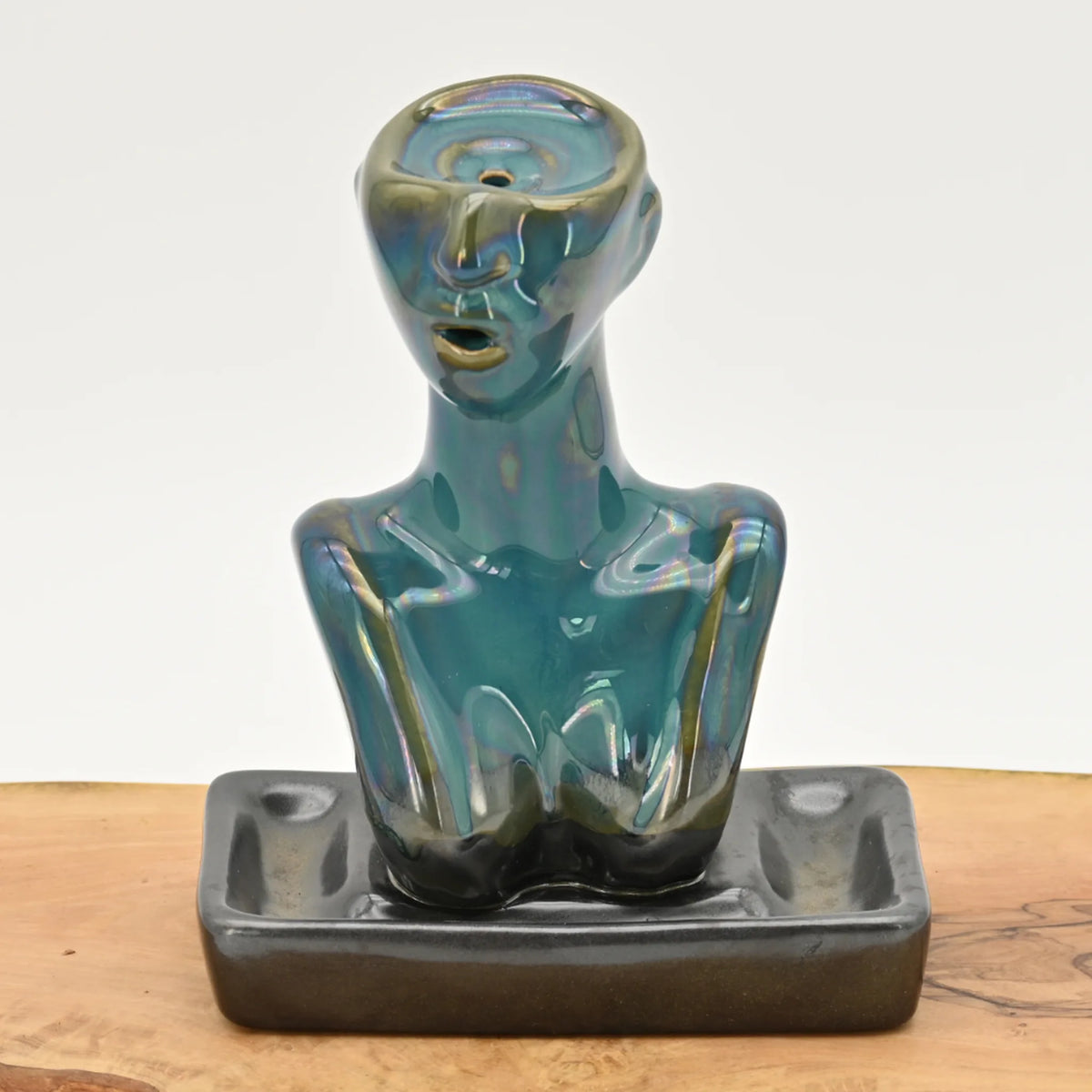 muse_16cm_skulptur_glasiert_raeucherbrunnen_rueckfluss_raeucherkegel_kaufen_headshop_Johnnys_Headshop