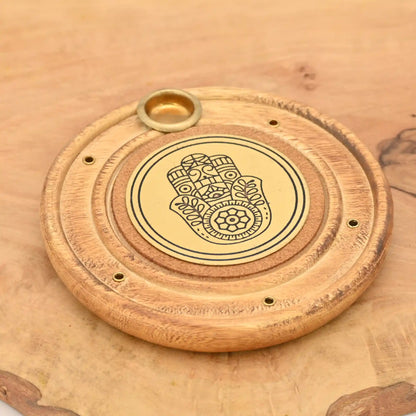 gold_hand_10cm_hamsa_motiv_holzteller_raeucherstaebchen_halter_zubehoer_kaufen_headshop_Johnnys_Headshop
