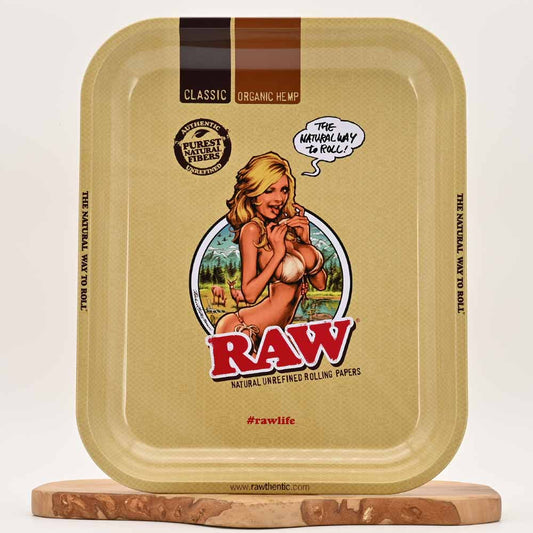 RAW Large Rolling Tray - Girl