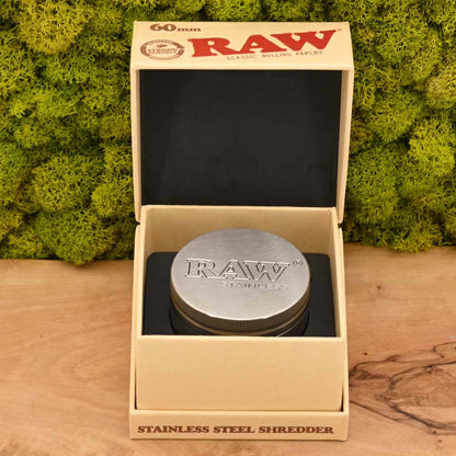 RAW Edelstahl Grinder ⌀60mm - 4 teilig