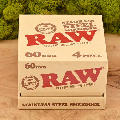 RAW Edelstahl Grinder ⌀60mm - 4 teilig