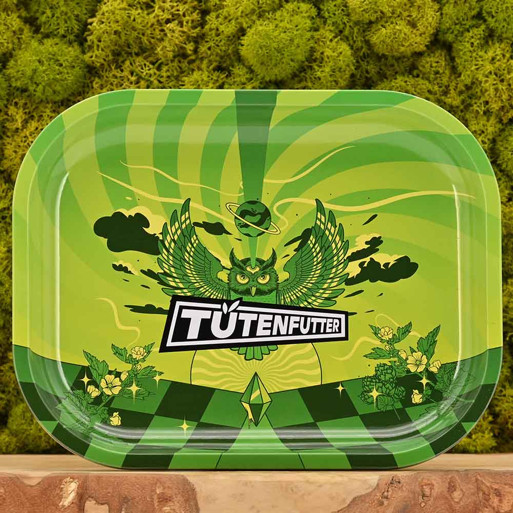 Tütenfutter Green Owl - Small Rolling Tray