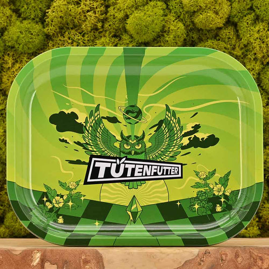 Tütenfutter Green Owl - Small Rolling Tray