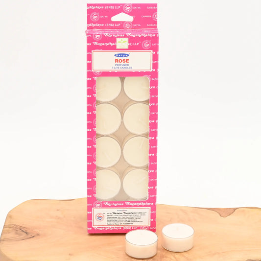Satya-Duftkerzen-Rose-12-Teelichter-Teelichter-Duft-Rosenduft-Rosen-Duftkerze-Satya-Indien-Bester-Headshop-Deutschland-Johnnys-Headshop