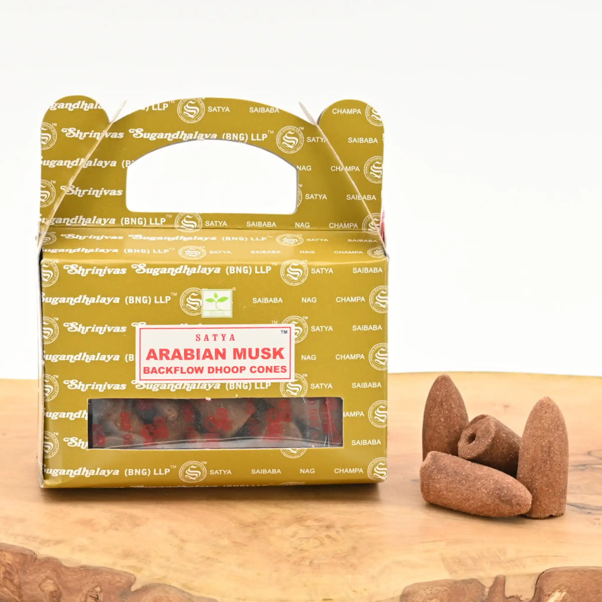 Satya-Rueckfluss-Raeucherkegel-Arabian-Musk-Moschus-Backflow-Kegel-arabischer-Moschus-Nr-1-Headshop-Deutschland-Johnnys-Headshop