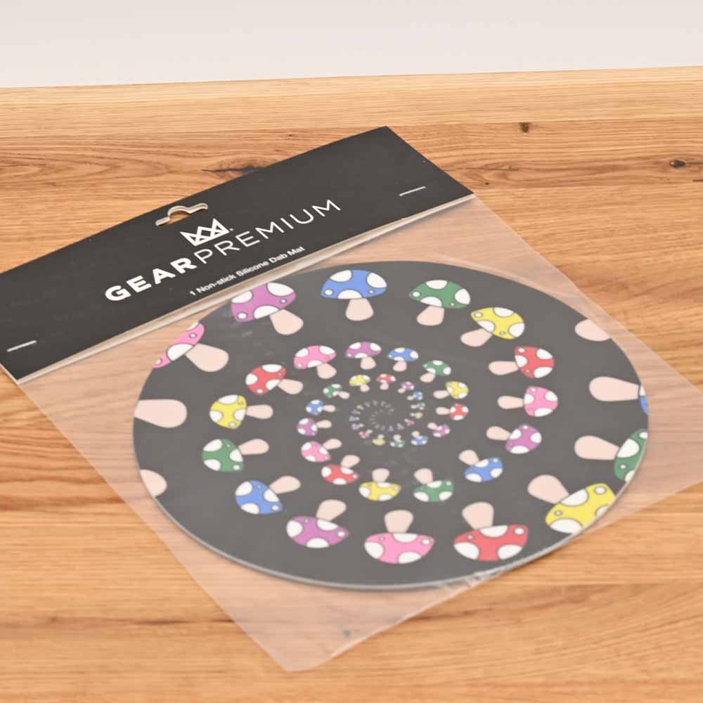 Gear Premium Silikonmatte - Mushroom Spiral (⌀20cm)