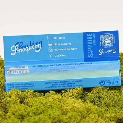 Smoking Supreme King Size Slim Paper - Sapphire