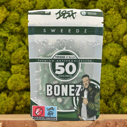 187 Sweedz × Medusa Aktivkohlefilter Slim (50er Pack)