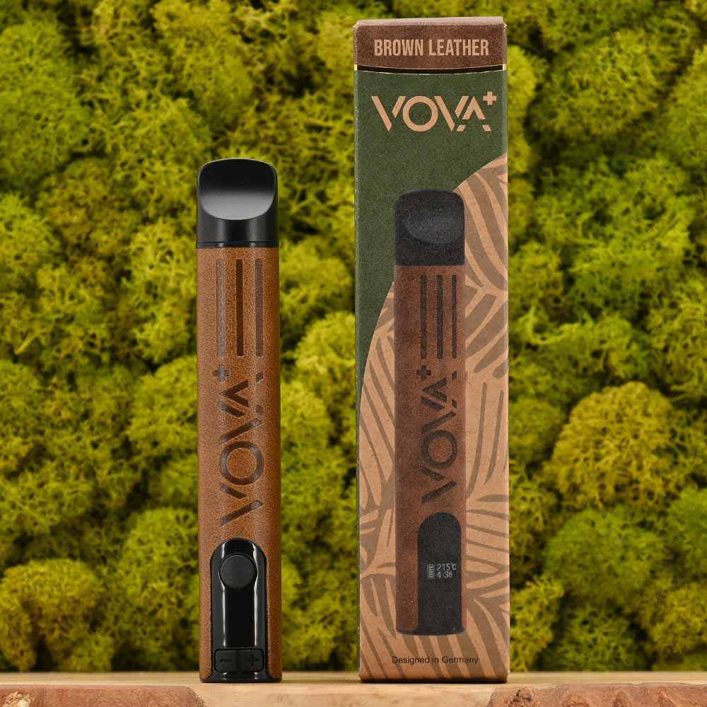 VOVA+ Volks Vaporizer - Brown Leather