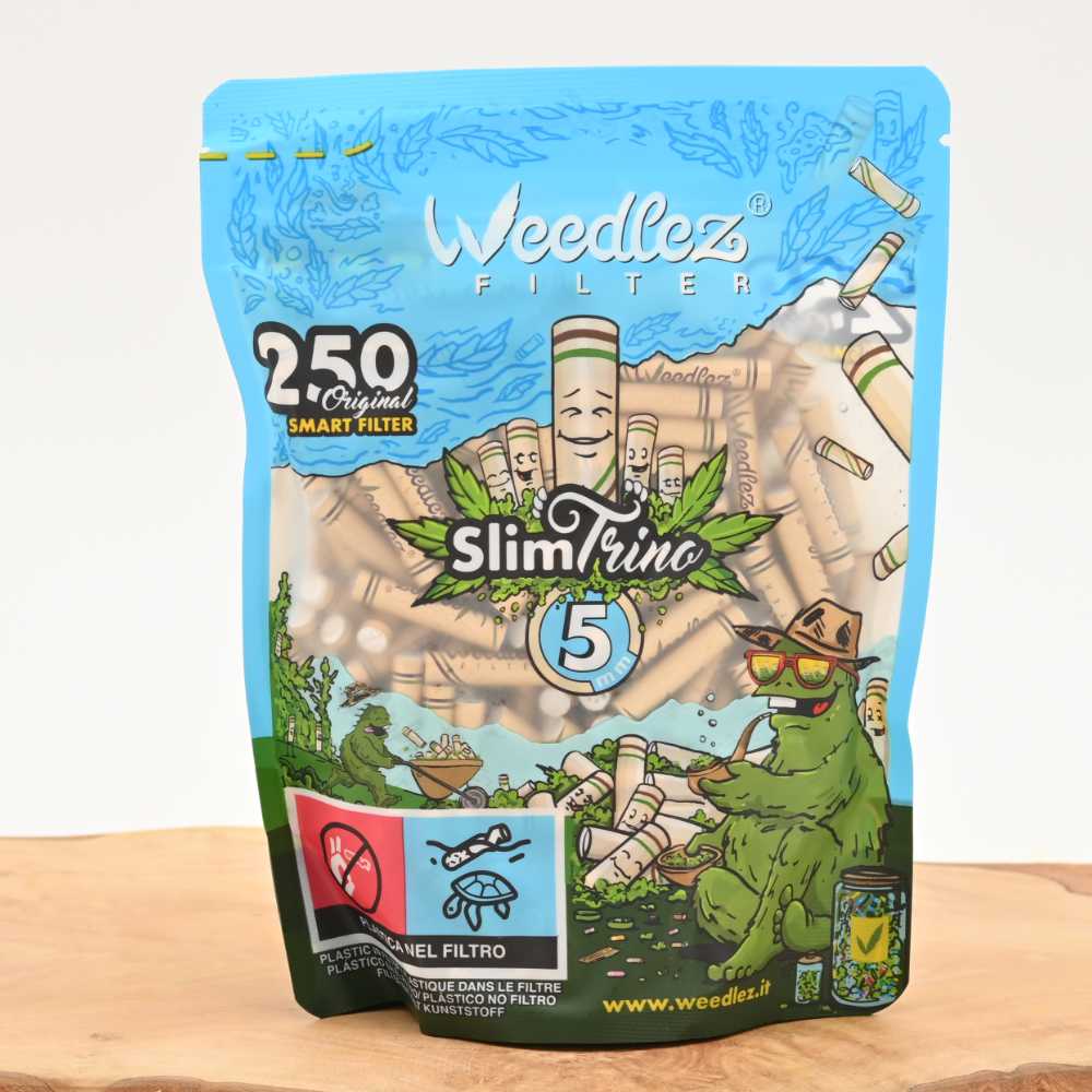 Weedlez Aktivkohlefilter 5mm - Slim Trino (250er Pack)