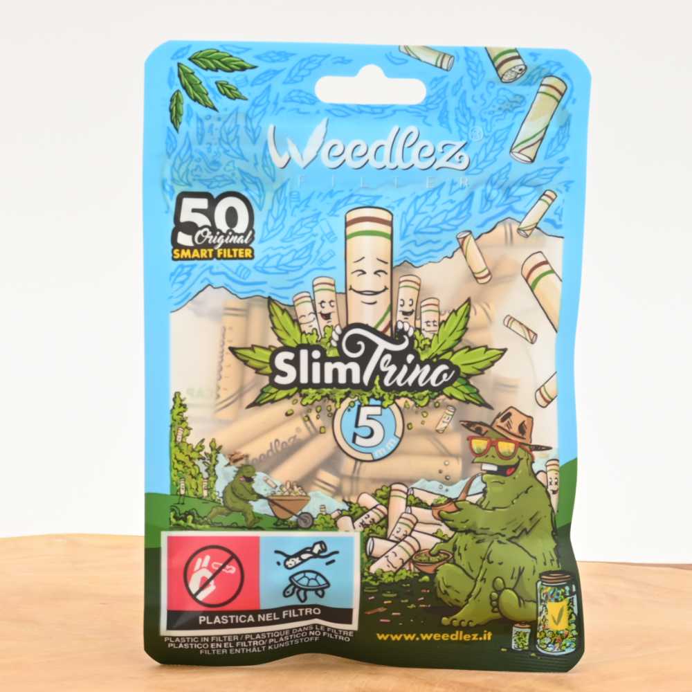 Weedlez Aktivkohlefilter 5mm - Slim Trino (50er Pack)