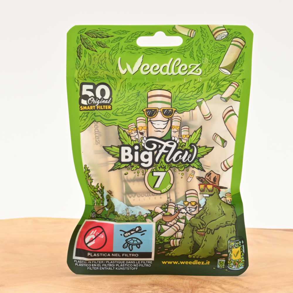 Weedlez Aktivkohlefilter 7mm - Big Flow (50er Pack)
