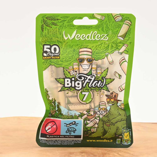 Weedlez Aktivkohlefilter 7mm - Big Flow (50er Pack)
