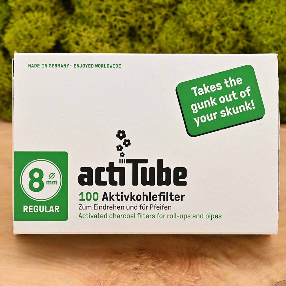 ActiTube Aktivkohlefilter Regular 8mm (100er Pack)