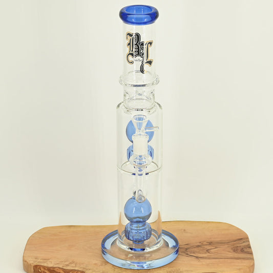 Black Leaf - Blue Hour Ice Bong mit Doppelperkolator