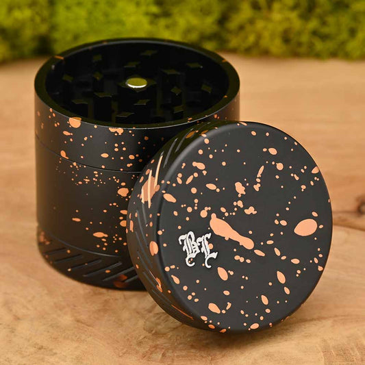 Black Leaf Crown Aluminium Grinder - ⌀50mm