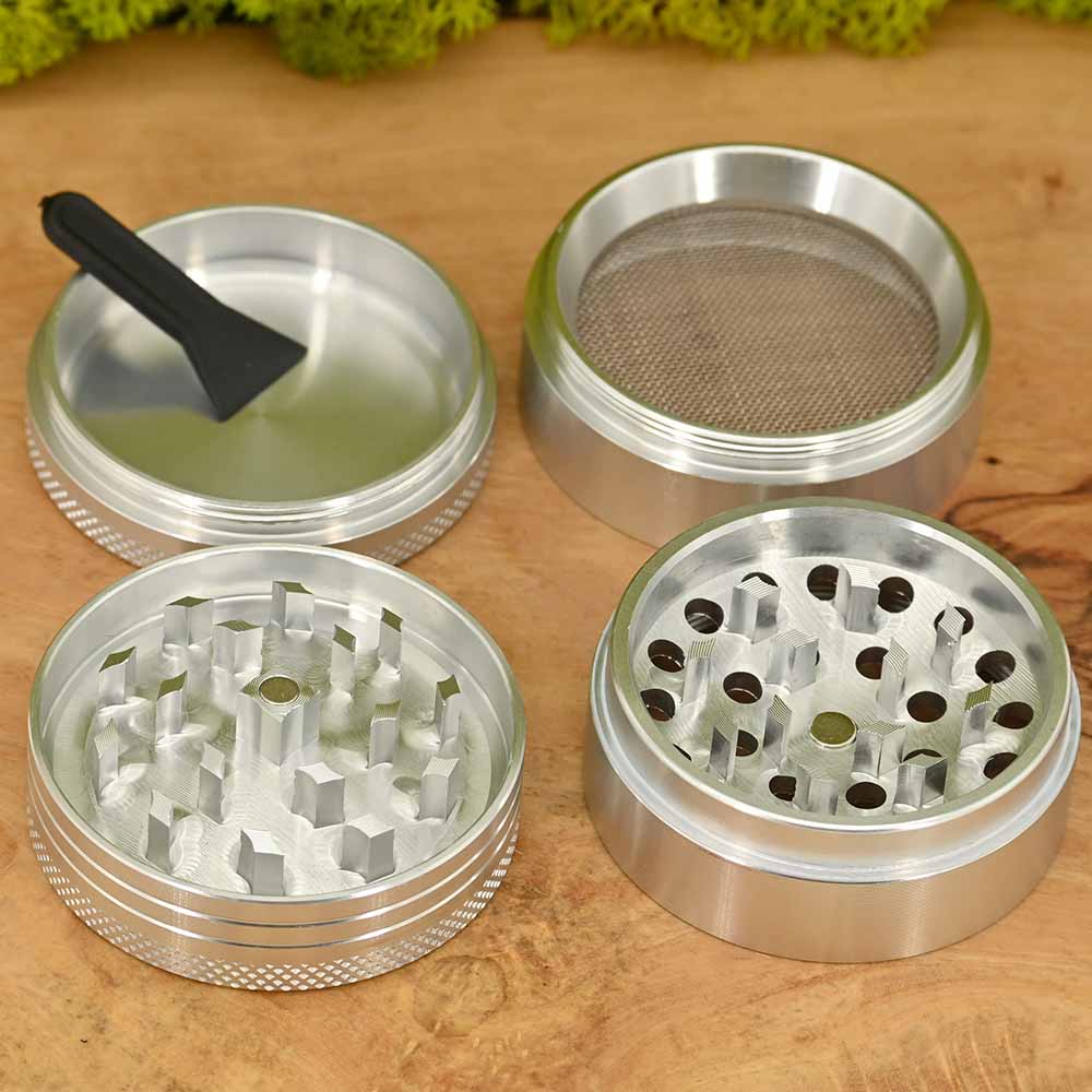 Black Leaf Aluminium Grinder konkav - ⌀50mm