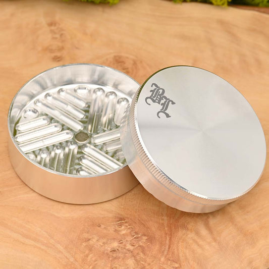 Black Leaf Squishy Zahnlos Grinder 2-teilig - ⌀63mm