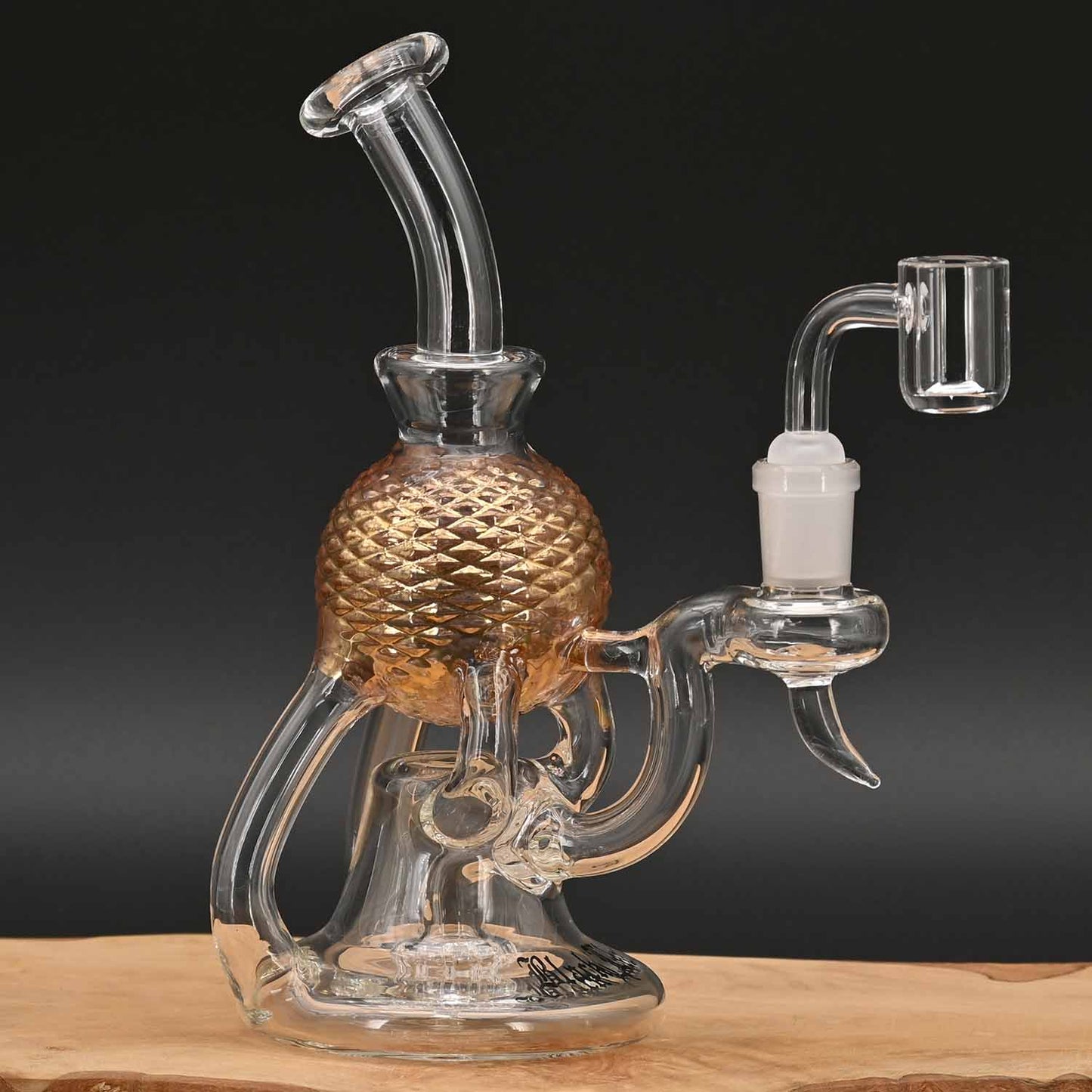 Black Leaf - Recyclebong Öl - LITSCHI